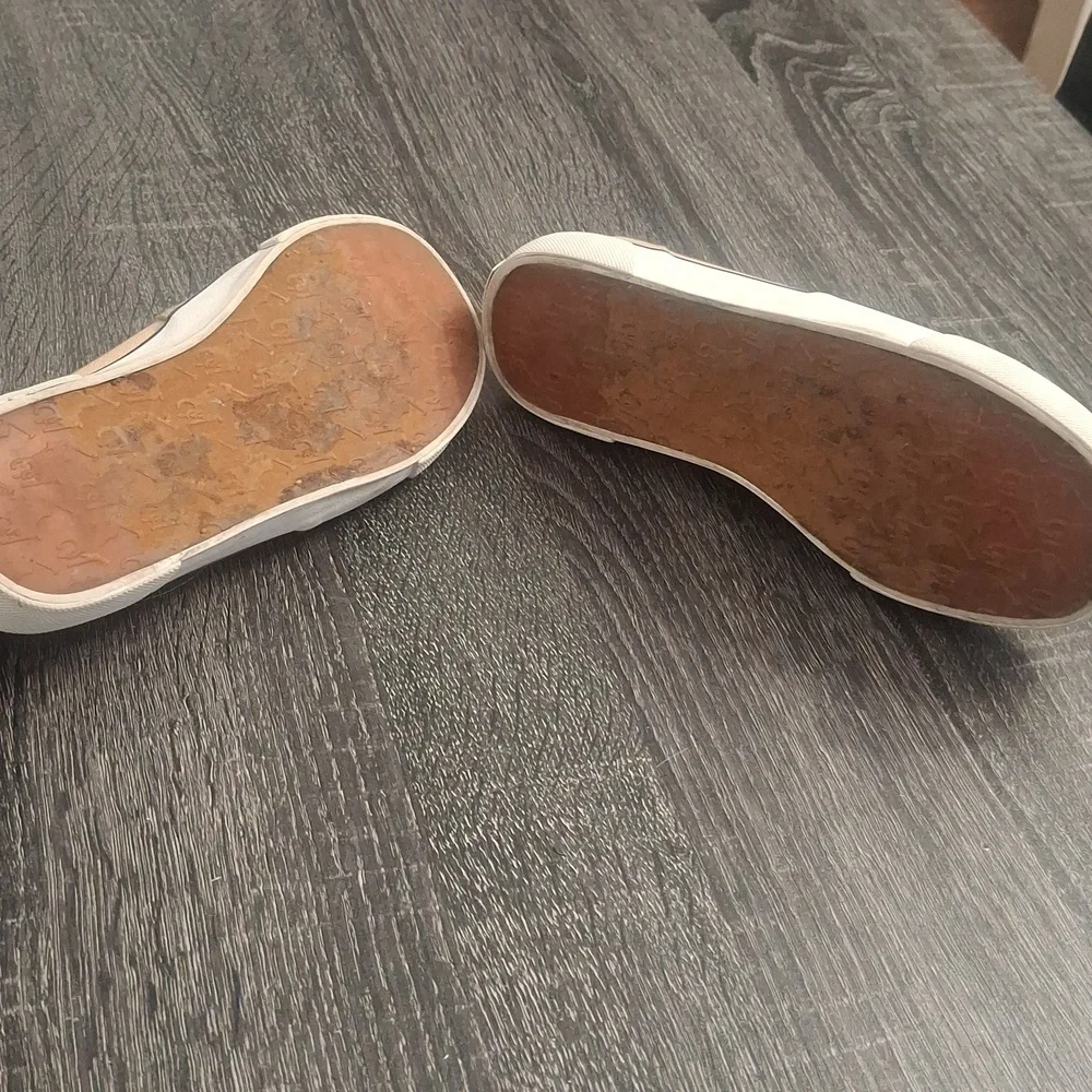 Youth /Ralph Lauren Beige Slip-On Shoes- Child Size 2